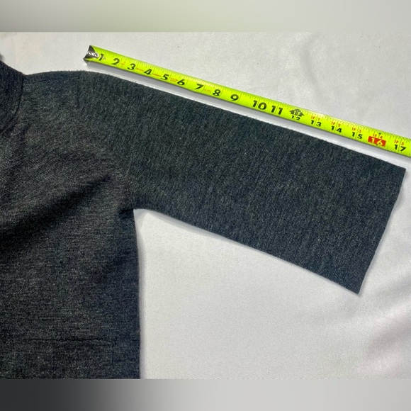 Wool  mixed Cardigan Grey  NY&Co Wool Cardigan Jacket Classic - Picture 8 of 17